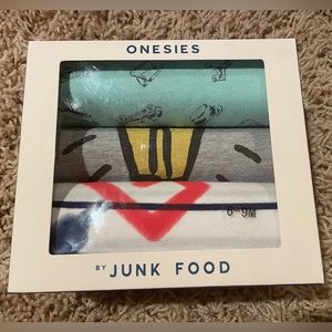 NEW - Junk Good Clothing brand set of 3 Monopoly onesies.  Size 6-9 mos.